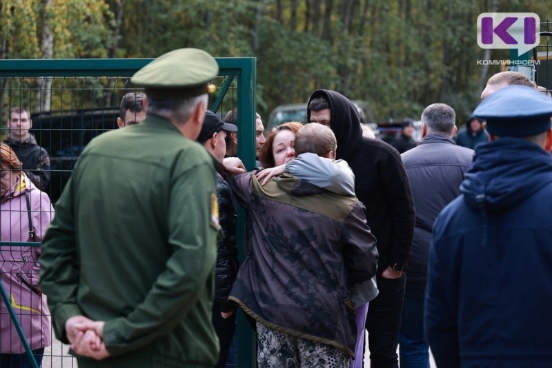 Призванные по мобилизации отбыли из Коми к месту службы