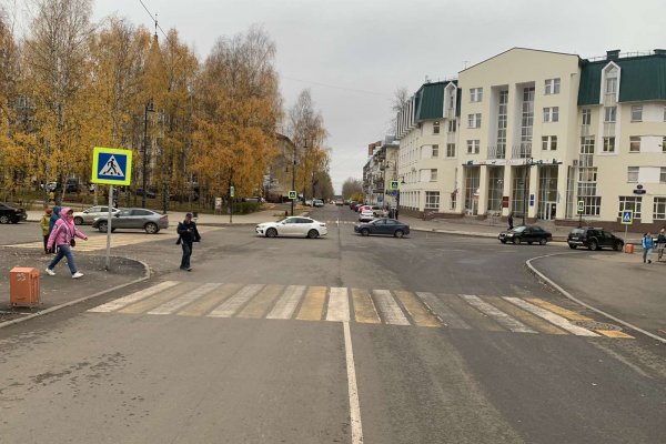 В центре Сыктывкара водитель 