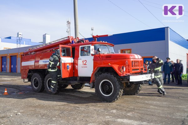 В Коми появятся два пожарных депо и пожарная часть