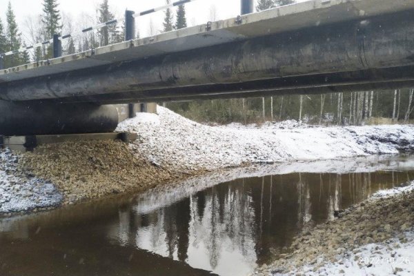 Мост через реку Винла в Ижемском районе переустроен