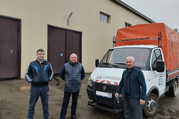 Коммунальщики Сыктывкара собрали и доставили в Белгород гуманитарную помощь для бойцов из Коми