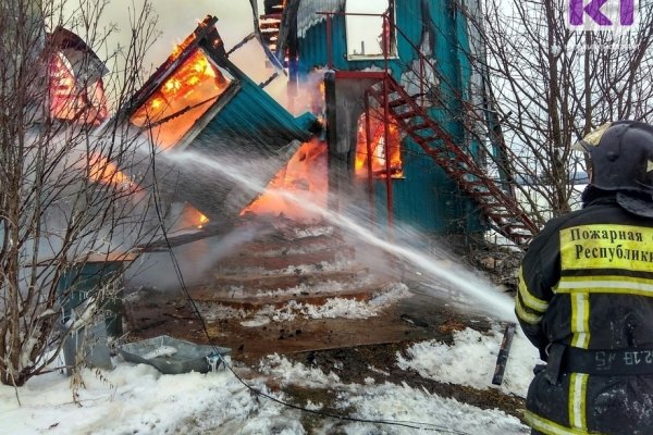 За минувшие сутки в Коми сгорели магазин, дом и дача