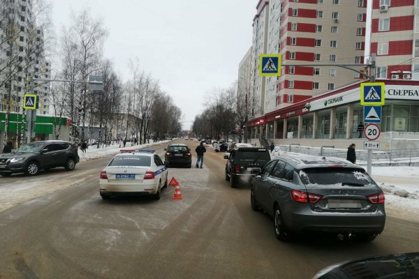 В Сыктывкаре женщина-пешеход поплатилась здоровьем из-за своей невнимательности