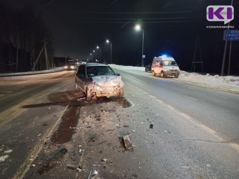 Под Сыктывкаром в ДТП на трассе "Вятка" три человека получили травмы