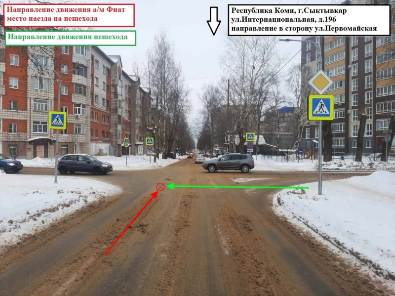 Два человека пострадали на дорогах Сыктывкара за сутки  