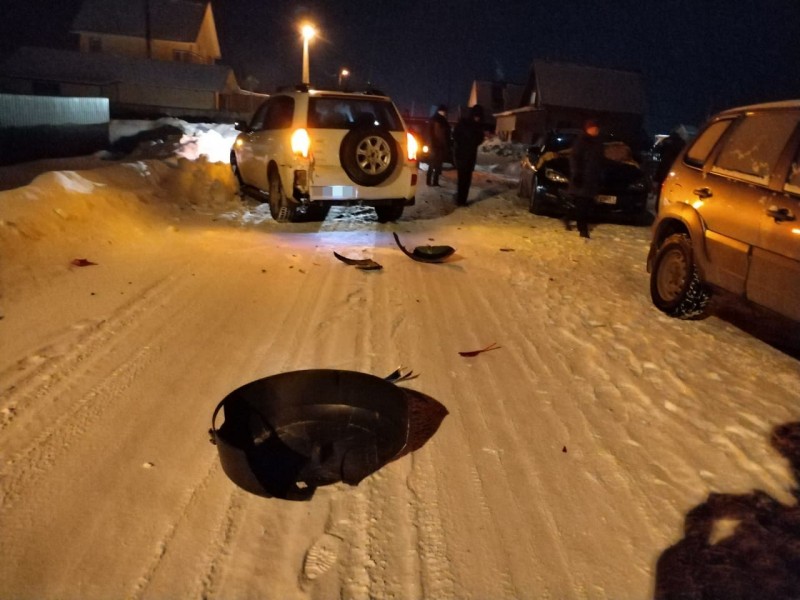 В Усть-Куломе в результате двойного ДТП пострадал десятилетний мальчик