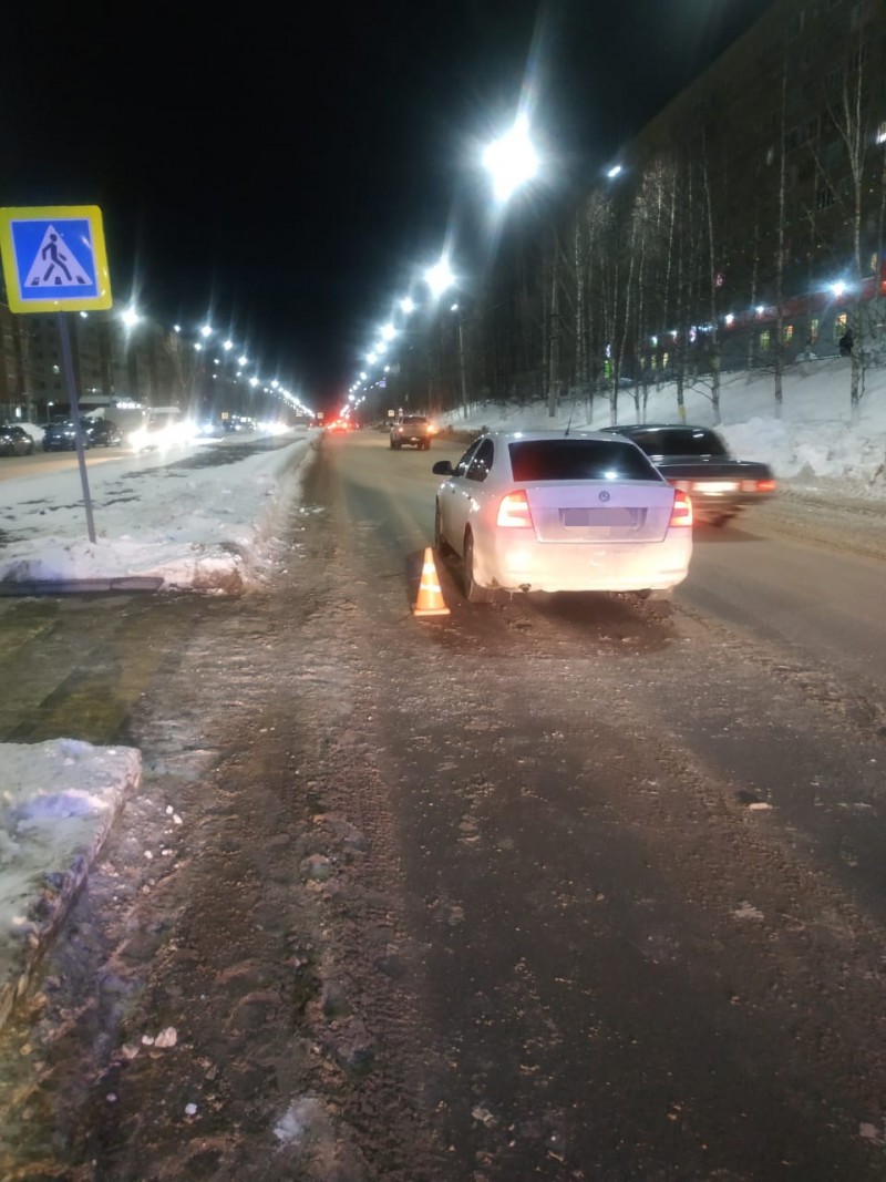 В Ухте водитель иномарки сбил женщину на пешеходном переходе 