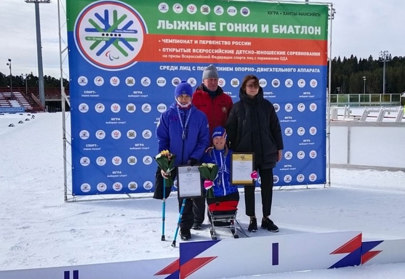 Мария Иовлева победила в лыжной гонке на чемпионате России по спорту лиц с поражением ОДА