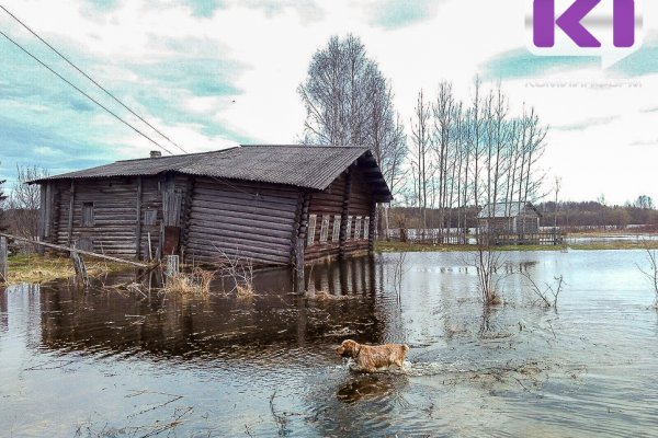 На реке Вычегде сохраняются подъемы с интенсивностью от 7 до 27 см за сутки