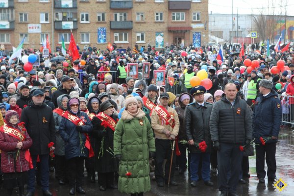 Интинцы вышли на Парад Победы

