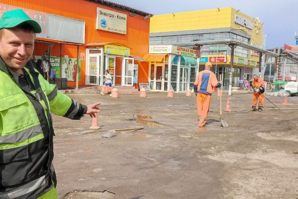 В Сыктывкаре начался ямочный ремонт ул. Огородной