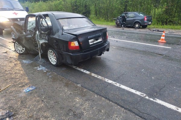 Один человек погиб, трое пострадали на трассе в Сыктывдинском районе Коми