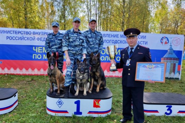 Кинологи из Коми вошли в число победителей чемпионата МВД России