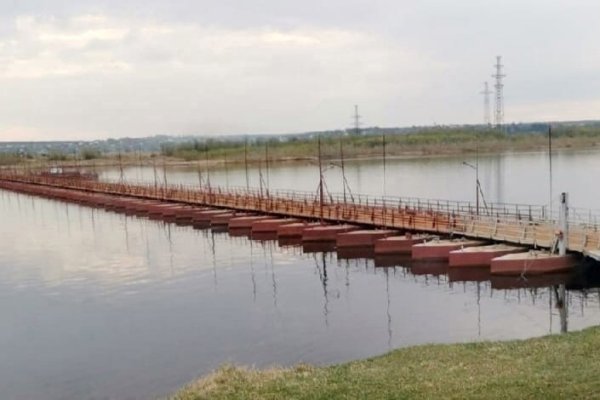 Демонтаж наплавного моста через р. Ижма перенесли на неделю