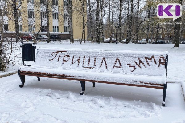 Погода в Коми 1 ноября: снег, в отдельных районах гололед