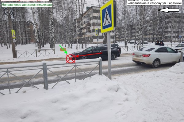 В Сыктывкаре водитель Kia сбил мужчину на пешеходном переходе