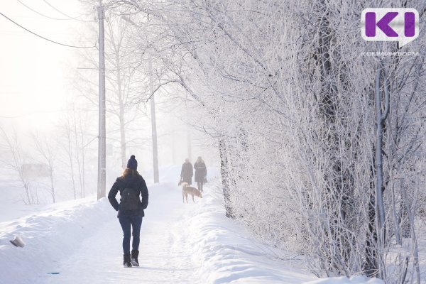 Погода в Коми 9 декабря: гололед, -23...-28°С