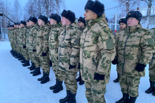 В Коми более 190 призывников отправились на службу в войска Северо-Западного округа Росгвардии  