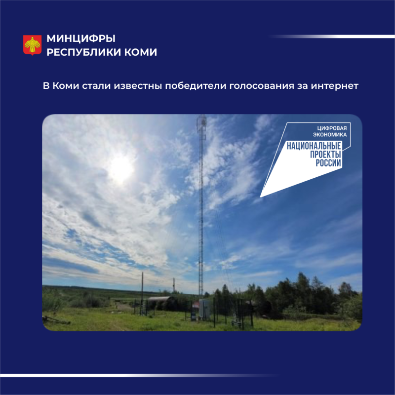 В какие населенные пункты Коми проведут высокоскоростной мобильный интернет в 2024 году