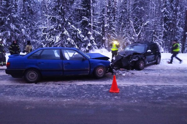 В ДТП на трассе Сыктывкар - Ухта пострадали шесть человек