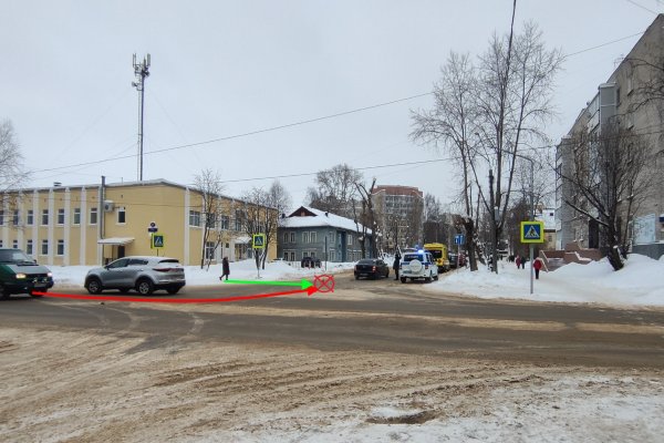 В Сыктывкаре девушка за рулем Chevrolet Cobalt сбила пешехода