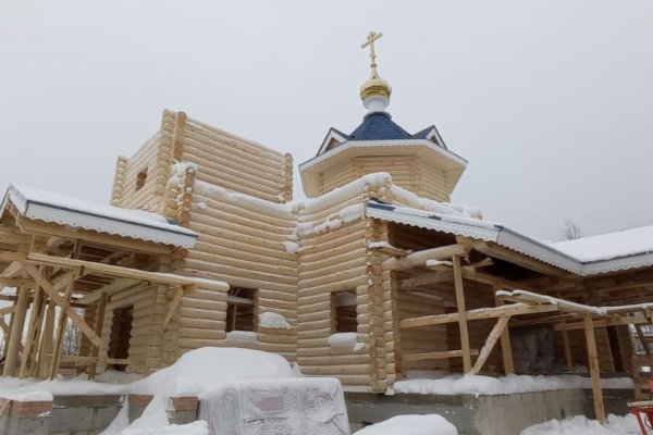 Будущий православный храм в поселке Ярега обрел свод