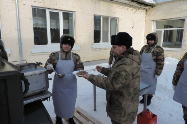 В Центре подготовки личного состава Северо-Западного округа Росгвардии выбрали лучших специалистов продовольственной службы тыла