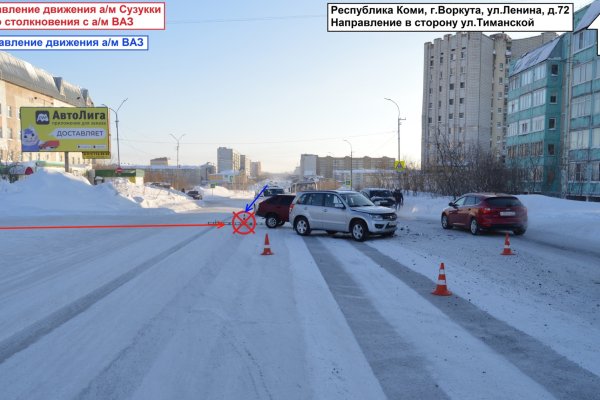 В Воркуте в аварии пострадали водитель и пассажир ВАЗ-2109