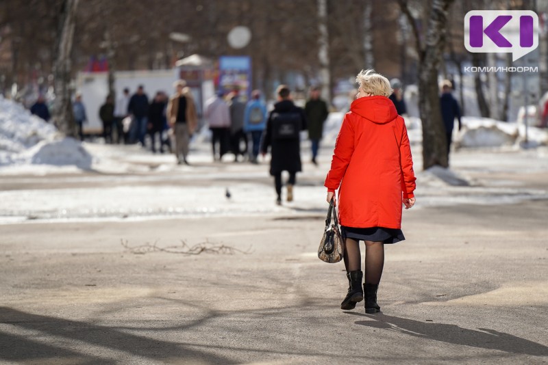 Погода в Коми 22 марта:  в Воркуте - 20°С, в Сыктывкаре +5°С