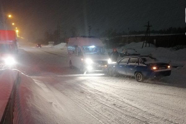 В Ухте скорая помощь попала в ДТП 