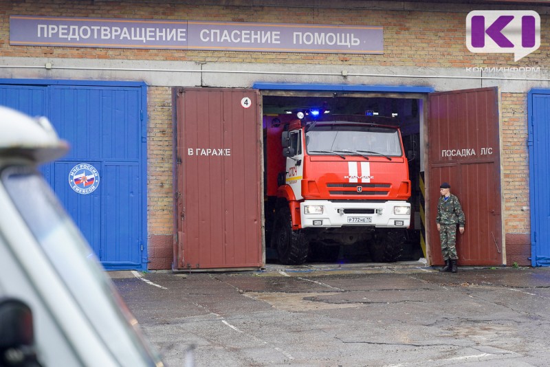 На пожаре в Сыктывкаре травмирован мужчина