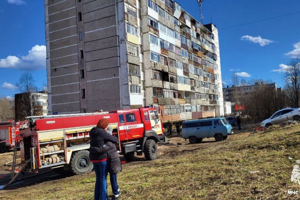 В Эжве загорелся многоквартирный дом