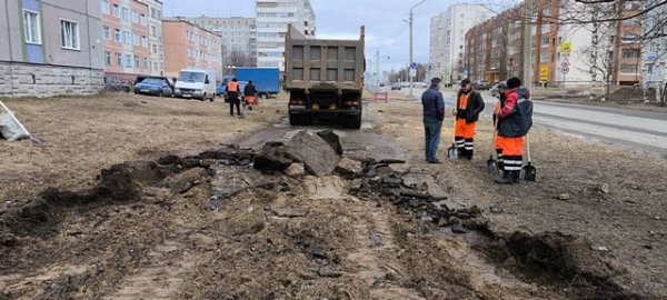 В Сыктывкаре стартовали работы по благоустройству общественных территорий