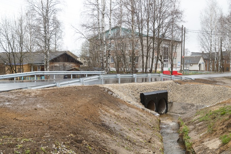 В Койгородке восстановлен проезд через ручей Кузибиха