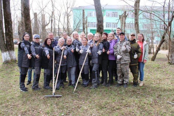 Коллектив Жешартского ЛПК вышел на майский субботник 