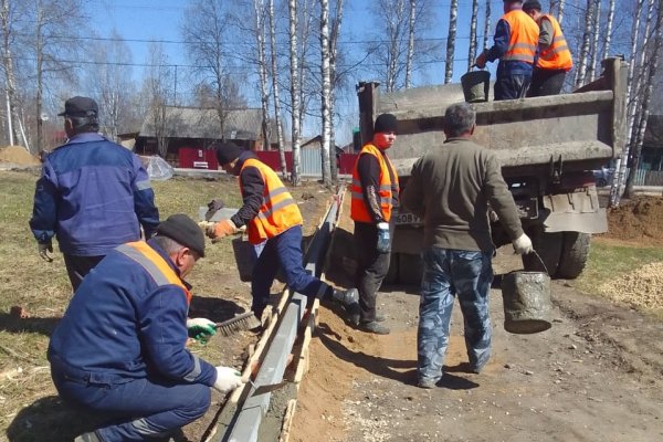 В Сосногорске стартовали работы по благоустройству территорий