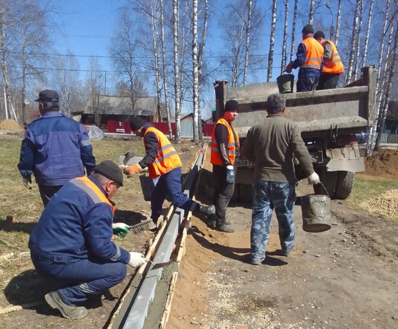 В Сосногорске стартовали работы по благоустройству территорий