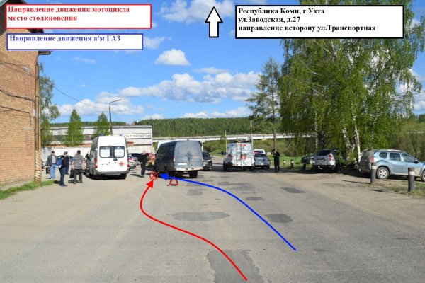 В Ухте подросток на мотоцикле при обгоне врезался в 