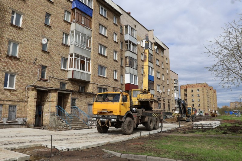 В Инте приступили к благоустройству двух городских территорий
