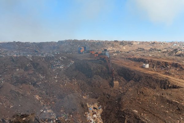 Открытое горение на мусорном полигоне в Воркуте ликвидировано