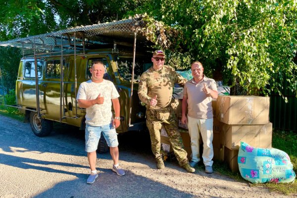 Очередной гуманитарный груз в зону СВО доставили активисты 