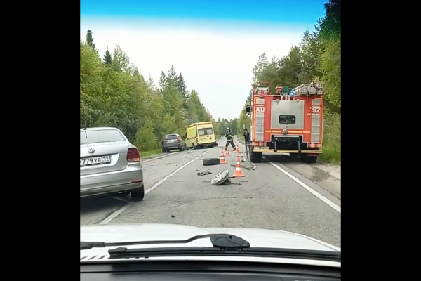 В Ухте на Ярегской трассе произошло ДТП с пострадавшими