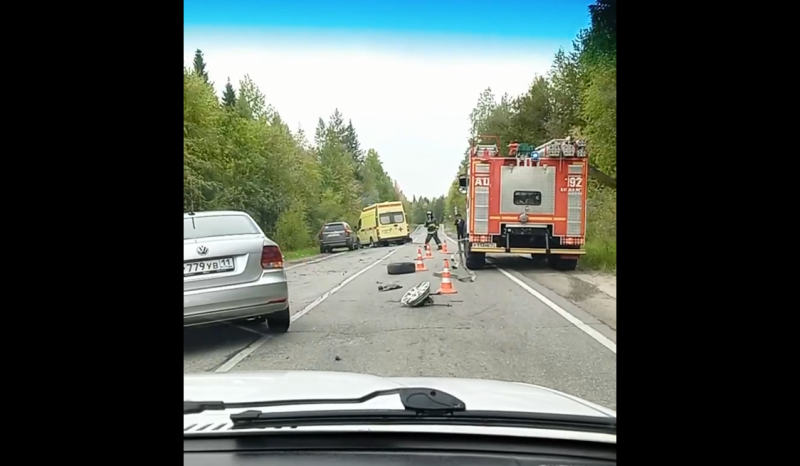 В Ухте на Ярегской трассе произошло ДТП с пострадавшими