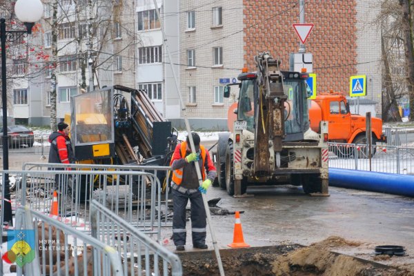 По улице Кирова в Сыктывкаре начат следующий этап строительства ливнеперехвата