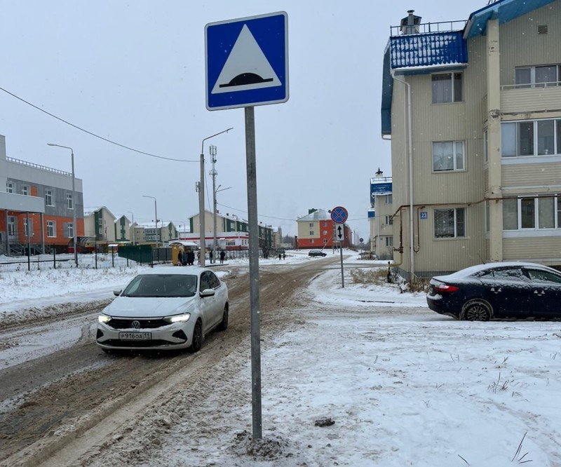 В Сыктывкаре упорядочили автомобильное движение у детского сада 