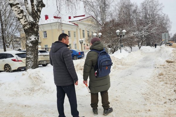 Владимир Казаков проверил работу администрации Сыктывдинского района и коммунальных служб по уборке снега