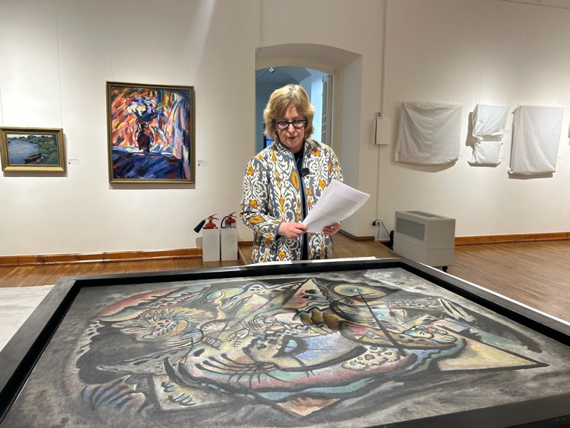 Картина Василия Кандинского прибыла в Сыктывкар: шедевр представят в Коми после выставки в Эрмитаже