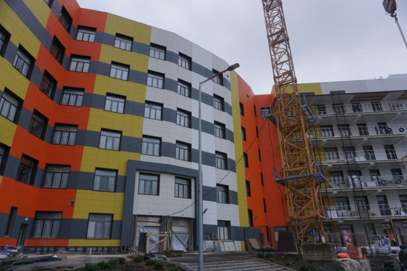 Новый корпус Республиканской инфекционной больницы готов на 92,8%