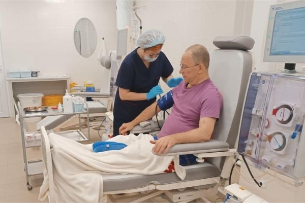 За год в отделении гемодиализа в Усинской районной больнице проведено 554 процедуры