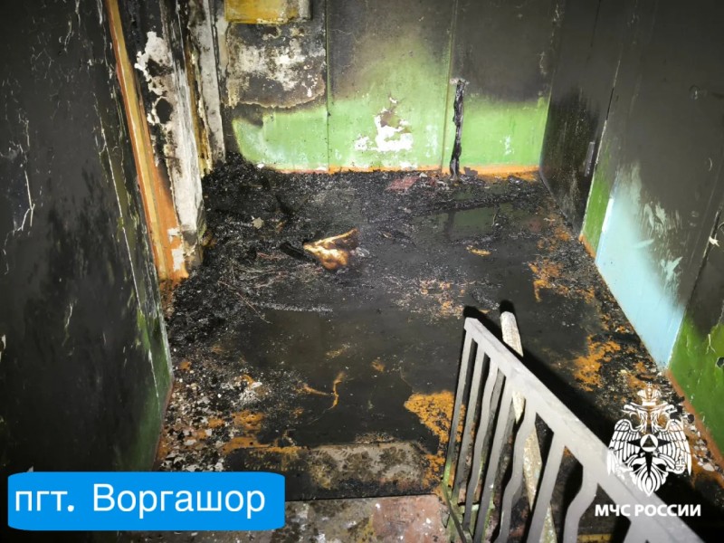 В Воркуте и Воргашоре пожарные спасли 9 человек, эвакуировались из мест возгораний 40 граждан